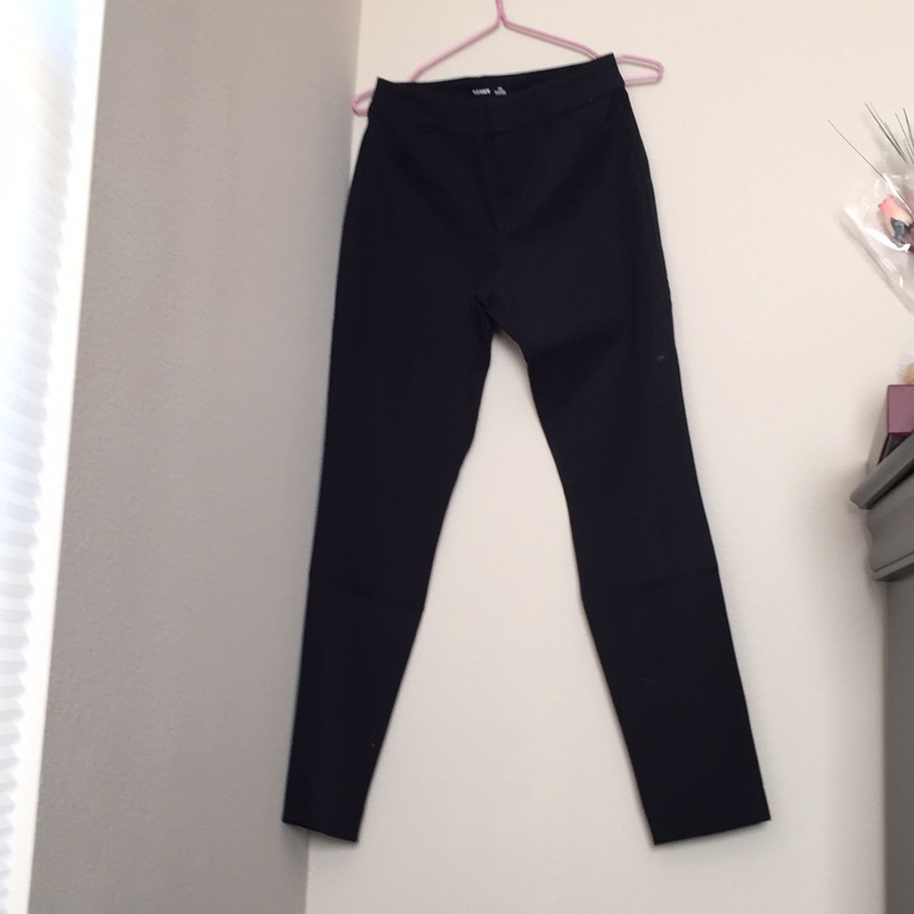 Old navy black mid-rise ankle pants